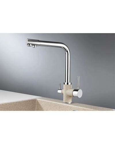 Смеситель для кухни с подключением к фильтру Granula классик 3015cl