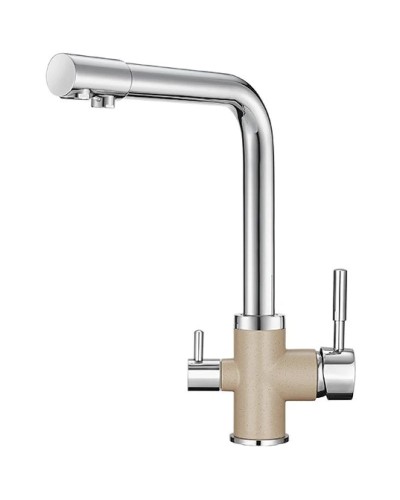 Смеситель для кухни с подключением к фильтру Granula песок 3015sa