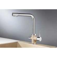 Смеситель для кухни с подключением к фильтру Granula песок 3015sa