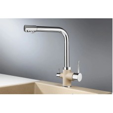 Смеситель для кухни с подключением к фильтру Granula песок 3015sa