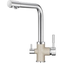 Смеситель для кухни с подключением к фильтру Granula пирит 3015pr