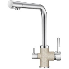 Смеситель для кухни с подключением к фильтру Granula пирит 3015pr
