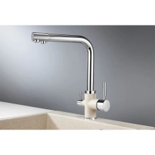 Смеситель для кухни с подключением к фильтру Granula пирит 3015pr