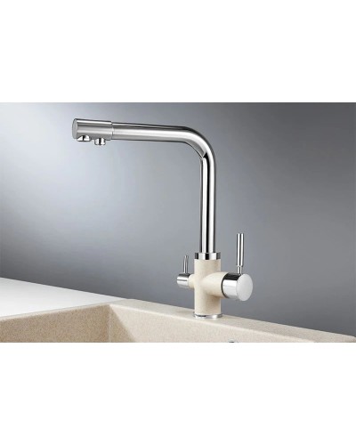 Смеситель для кухни с подключением к фильтру Granula пирит 3015pr