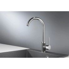 Смеситель для кухни Granula графит 3125bg