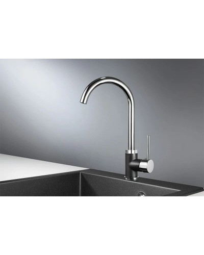 Смеситель для кухни Granula черный 3125bl