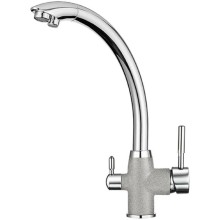 Смеситель для кухни с подключением к фильтру Granula базальт 3167bt