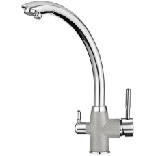 Смеситель для кухни с подключением к фильтру Granula базальт 3167bt