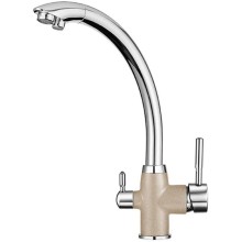 Смеситель для кухни с подключением к фильтру Granula песок 3167sa