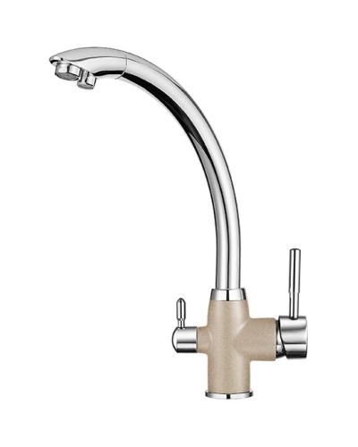 Смеситель для кухни с подключением к фильтру Granula песок 3167sa