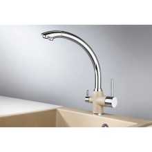 Смеситель для кухни с подключением к фильтру Granula песок 3167sa