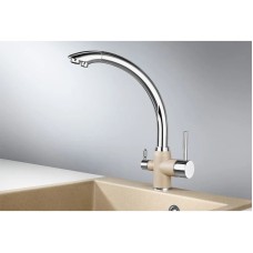 Смеситель для кухни с подключением к фильтру Granula песок 3167sa