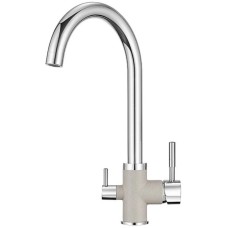 Смеситель для кухни с подключением к фильтру Granula базальт 3168bt