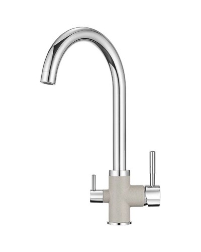 Смеситель для кухни с подключением к фильтру Granula базальт 3168bt