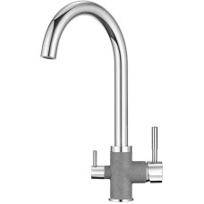 Смеситель для кухни с подключением к фильтру Granula графит 3168bg