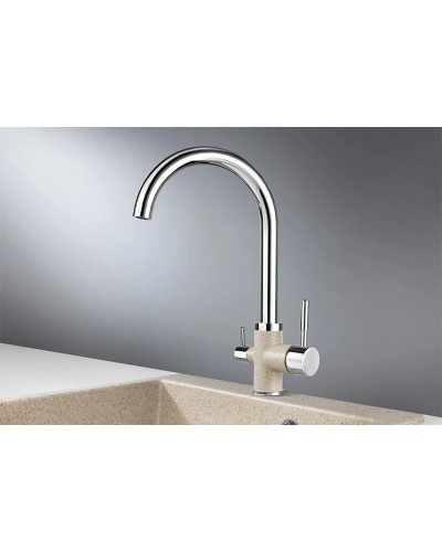 Смеситель для кухни с подключением к фильтру Granula классик 3168cl