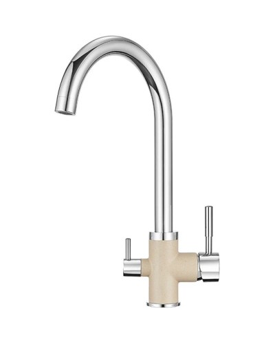 Смеситель для кухни с подключением к фильтру Granula песок 3168sa