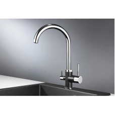 Смеситель для кухни с подключением к фильтру Granula черный 3168bl