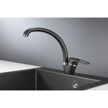 Смеситель для кухни Granula черный st03bl