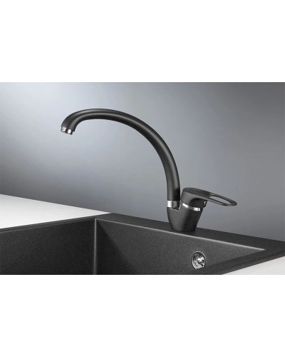Смеситель для кухни Granula черный st03bl
