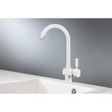 Смеситель для кухни Granula белый st31wh