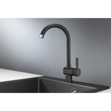 Смеситель для кухни Granula черный st31bl