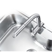 Смеситель для кухни Lemark Expert LM5075S Матовый хром