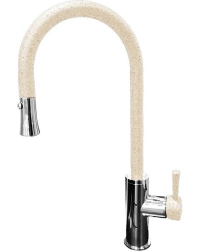 Смеситель для кухни GranFest бежевый 7652