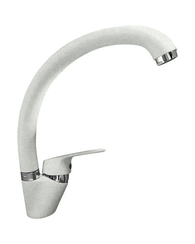 Смеситель для кухни GranFest Quarz белый GF-Z3323