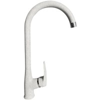Смеситель для кухни GranFest Quarz белый GF-Z3424