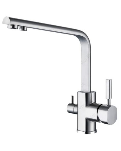 Смеситель для кухни Felice 1516-2 nichel 23.3x14 см