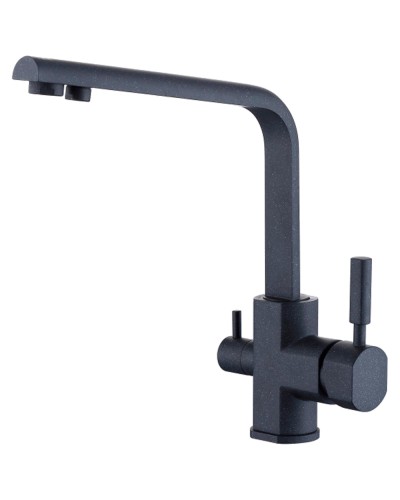 Смеситель для кухни Felice 1516-3 basalto 23.3x14 см