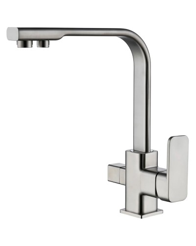 Смеситель для кухни Felice 1617-2 nichel 21x14.3 см