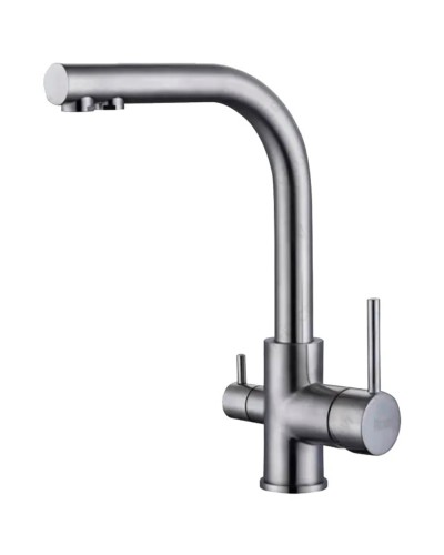 Смеситель для кухни Felice 1718-2 nichel 22x14.1 см