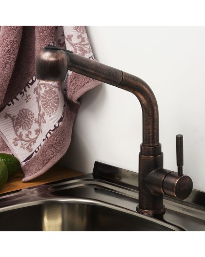 Смеситель для кухни WasserKRAFT A8247 Бронза темная