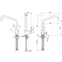 Смеситель для кухни Ideal Standard Alpha BC660AA