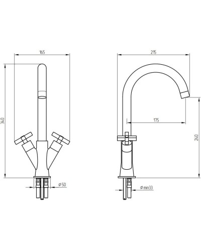Смеситель для кухни Migliore Naxos ML.CUC-7651.CR