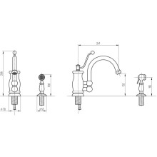 Смеситель для кухни Migliore Vivaldi ML.CUC-9920.RA