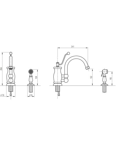 Смеситель для кухни Migliore Vivaldi ML.CUC-9920.RA