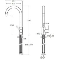 Смеситель для кухни Roca Etna 5A7B09B00
