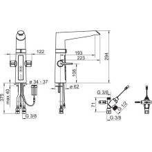 Смеситель для кухни бесконтактный Oras Optima 2725F