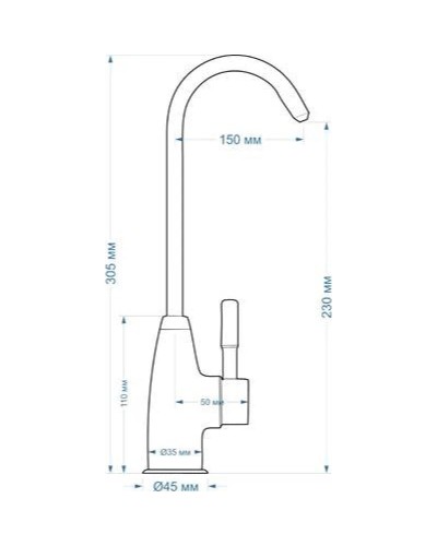 Кран для фильтра Seaman Eco Koblenz SSN-0023