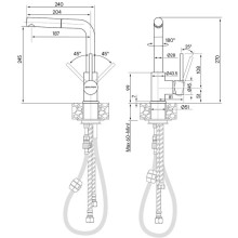 Смеситель для кухни Paulmark Kassel KA214311-331