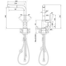 Смеситель для кухни Paulmark Kassel KA214311-331