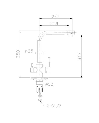 Смеситель для кухни с фильтром Lemark Expert LM5060S + H851P00