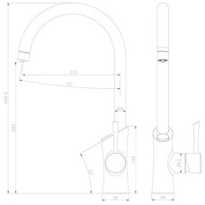 Смеситель для кухни с фильтром Lemark Comfort LM3072C + H851P00