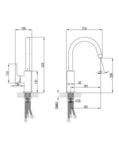 Смеситель для кухни с фильтром Lemark Comfor LM3073C + H851P00