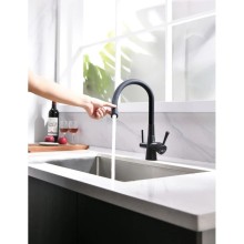 Смеситель для кухни с фильтром Lemark Comfort LM3075BL + H851P00