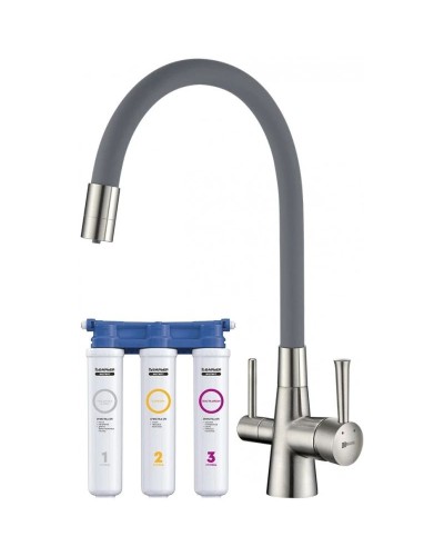 Смеситель для кухни с фильтром Lemark Comfort  LM3075BN + H851P00