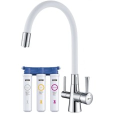 Смеситель для кухни с фильтром Lemark Comfort LM3075C-White + H851P00